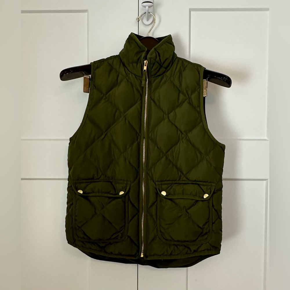 Woolrich Olive Quilted Vest Size‎ S